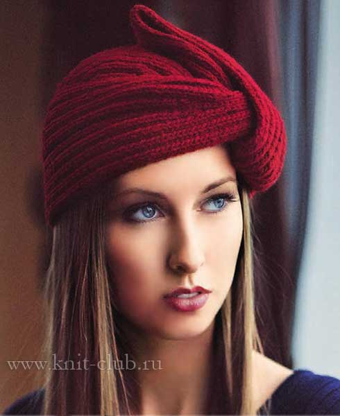 Шапка спицами: пошаговое описание и схемы вязания спицами красивых женских шапок для начинающих